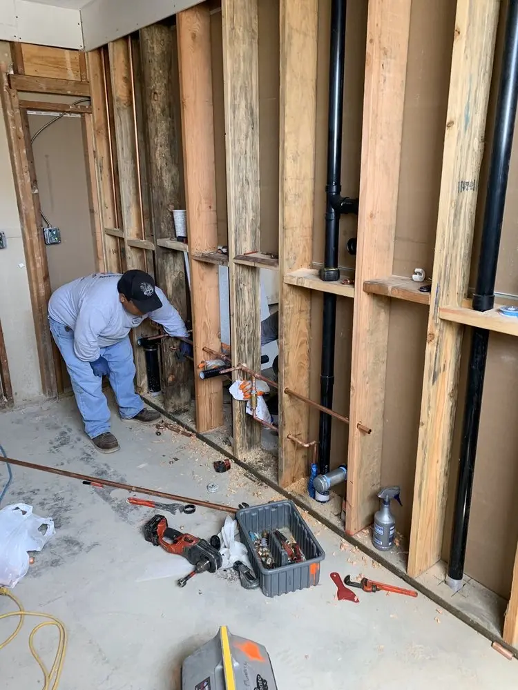 Commercial rough-in plumbing for Gas Line Repair in Clearview Heights